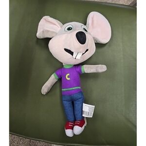 Fun Express Chuck E. Cheese Mouse Collectible Soft Plush Stuffed Doll Toy 13"
